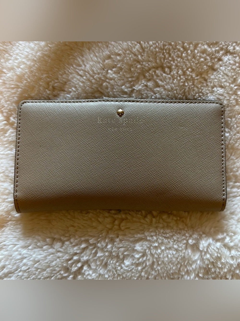 Kate Spade Women's Saffiano Leather Wallet - Cream